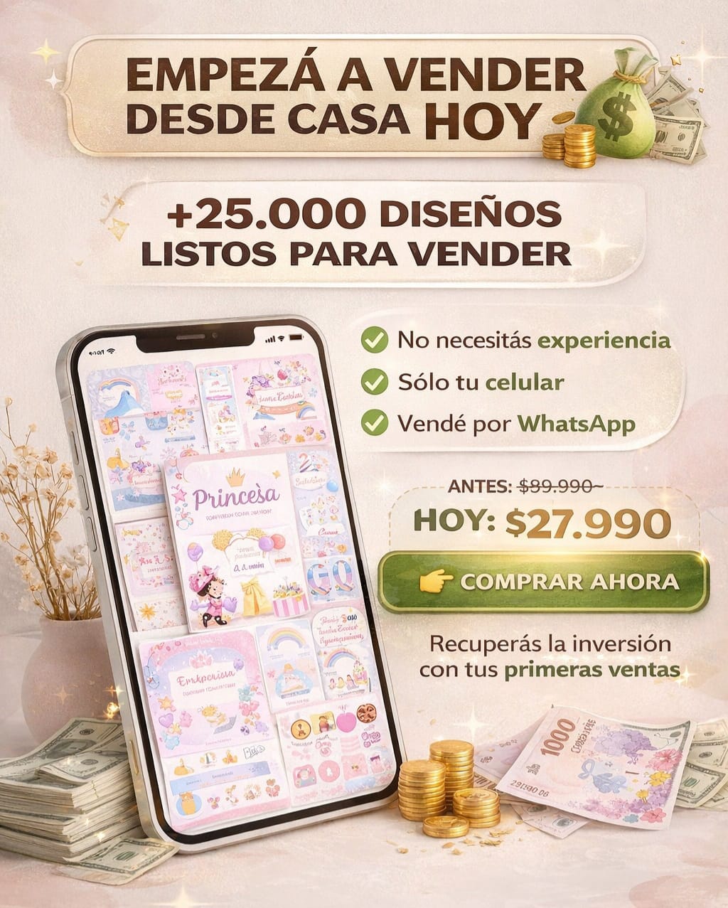 EMPEZÁ A VENDER DESDE CASA HOY
